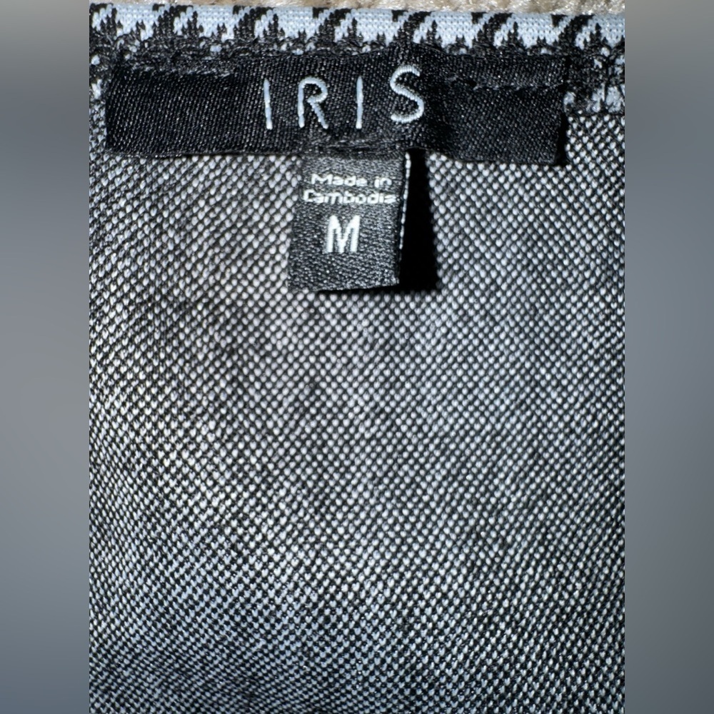 Iris Houndstooth Pattern Bustier #64 - Picture 3 of 3